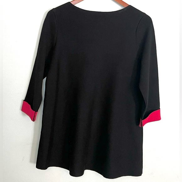 Chico’s NEW Bi-Color Double Knit Sweater Sz M - Picture 6 of 6